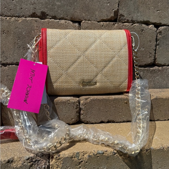 NWT! Betsy Johnson Charming Pearl Rhinestone Fruit Beaded Women's Bag - Picture 9 of 13